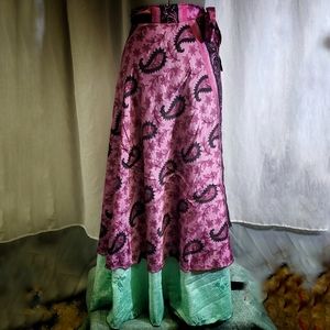 Gorgeous Silk Wrap Skirt